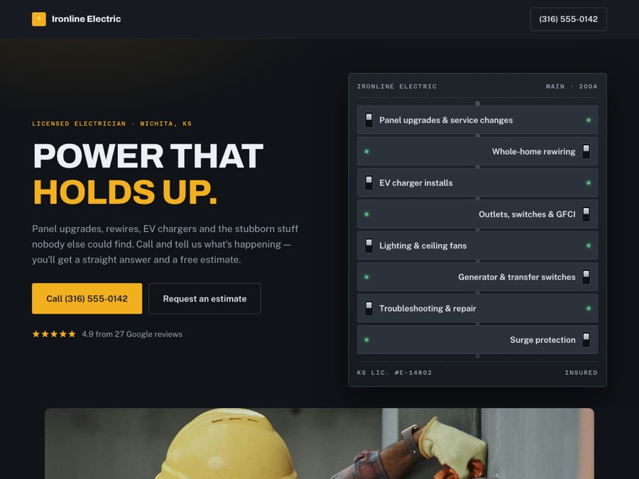 Electrical design — Ironline Electric