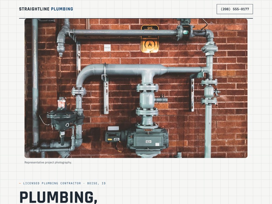 Plumbing design — Straightline Plumbing