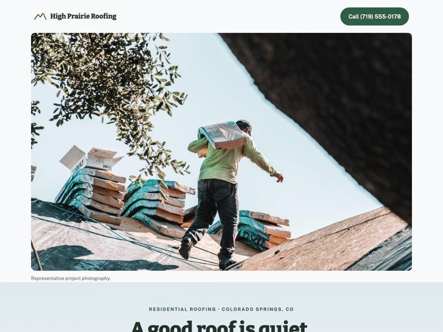 Roofing design — High Prairie Roofing