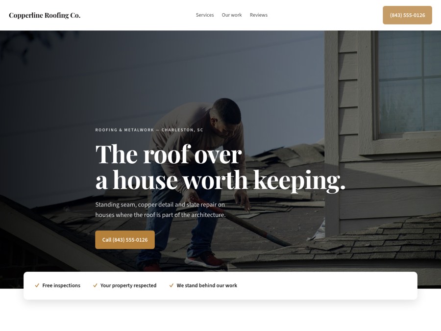Roofing design — Copperline Roofing Co.